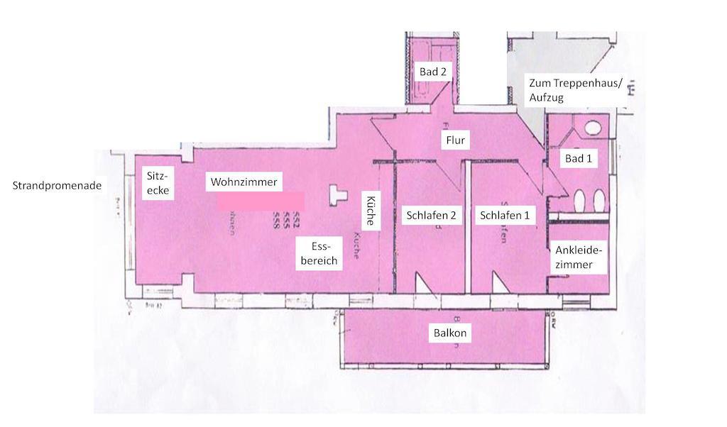 Meerblick-Appartement Villa Gudrun Остзебад Бинц Екстериор снимка